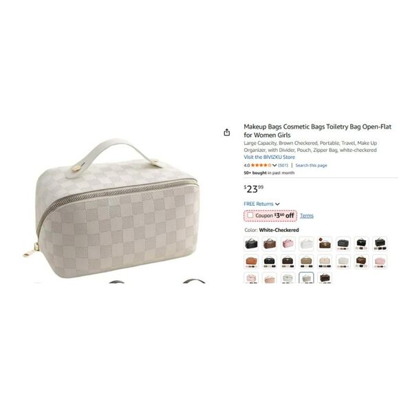 New Cosmetic Bag - Picture 8 of 8